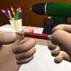 pencil sharpening simulator